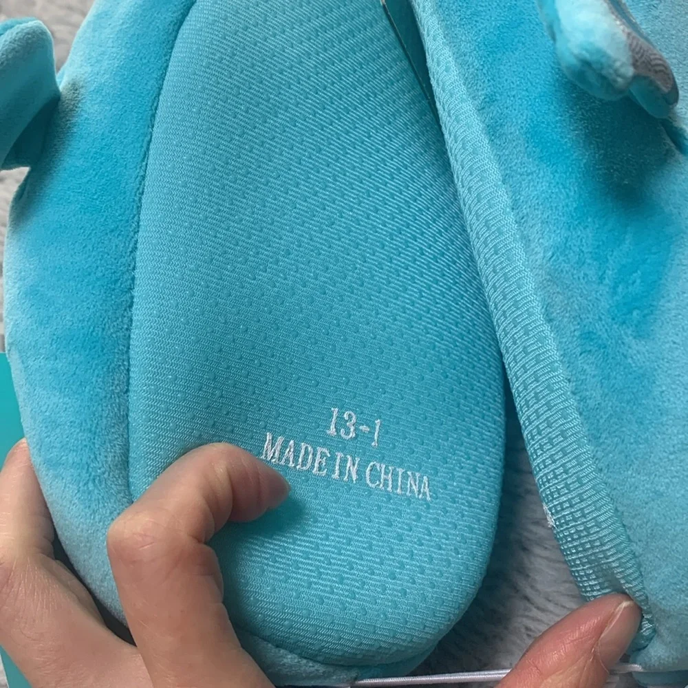 Squishmallows kids Slippers Dragon Blue